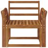 vidaXL Utesofa Solid akasietre Naturlig