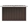 vidaXL Oppbevaringsboks for hagen brun 109x67x65 cm