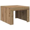 vidaXL Kaffebord Artisan Eik 50 x 50 x 35 cm Konstruert tre
