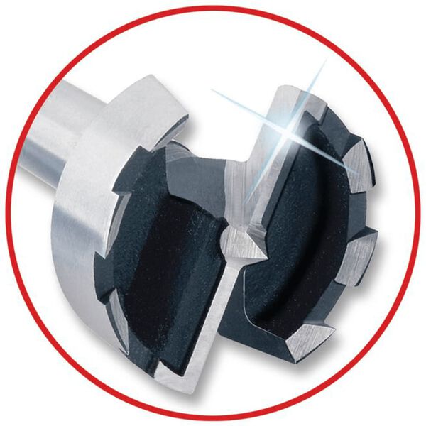 wolfcraft Forstner borekrone med rundt skaft 3325000