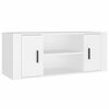 vidaXL TV-benk hvit 100x35x40 cm konstruert tre