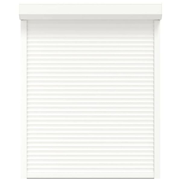 vidaXL Rulleskodde aluminium 120x150 cm hvit