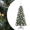 vidaXL Kunstig juletre Gr&oslash;nn 120 cm PVC, plast og st&aring;l