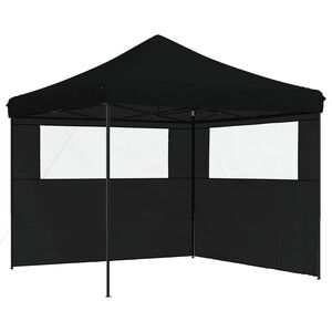vidaXL Partytelt Svart 292 x 292 x 315 cm Oxford Stoff