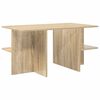 vidaXL Kaffebord Sonoma eik 87 x 50 x 45 cm Konstruert tre