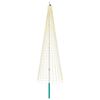 vidaXL Juletrebelysning med spyd og flaggstang 300 cm 744 LED-lys