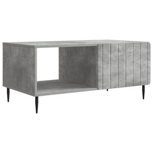 vidaXL Kaffebord Betonggr&aring; 90 x 50 x 40 cm Konstruert tre