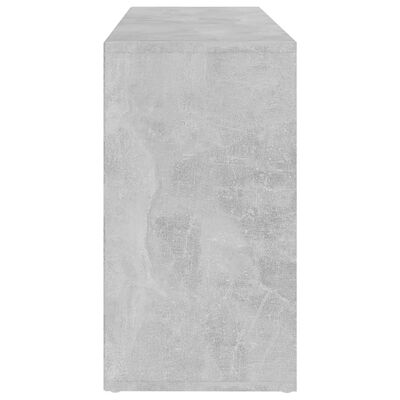 vidaXL Skobenk betonggrå 103x30x54,5 cm sponplater