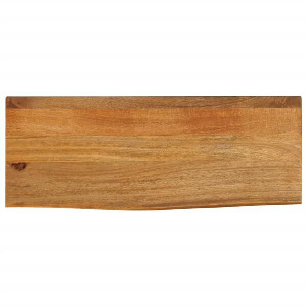 vidaXL Bordplate 70x40x3,8 cm naturlig kant heltre mango