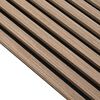 vidaXL akustiske veggpaneler 2 stk lamell 60,5x60 cm eikefiner