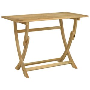 vidaXL Sammenleggbart hagebord 110x55x75 cm heltre akasie