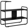 vidaXL Konsollbord Svart eik 80 x 35 x 75 cm Konstruert tre