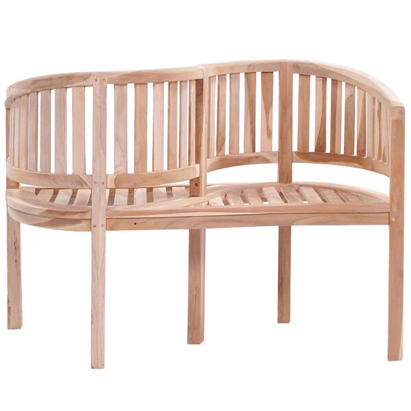 vidaXL Hagebenk 120 cm heltre teak