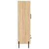 vidaXL Highboard sonoma eik 69,5x31x115 cm konstruert tre