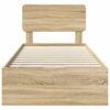 vidaXL Sengestamme med skuff Sonoma eik 75 x 190 cm Konstruert tre