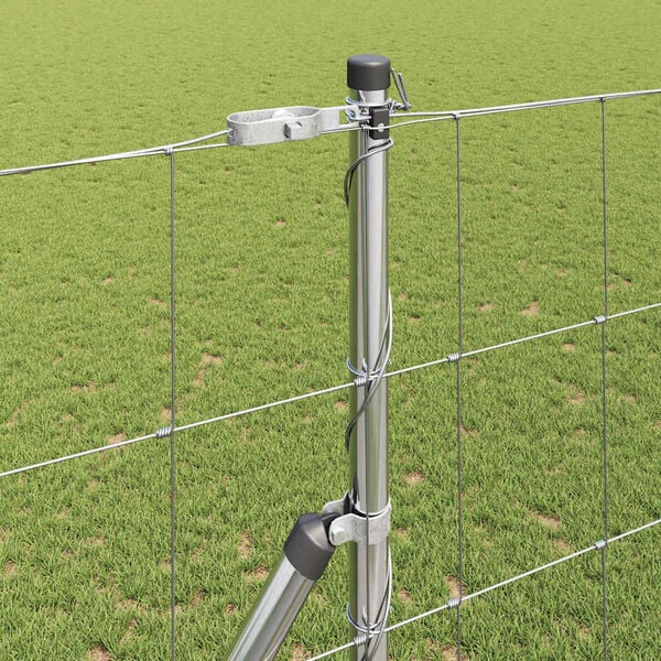 vidaXL Gjerdep&aring;le Galvanisert 50 x 1,4 m St&aring;l