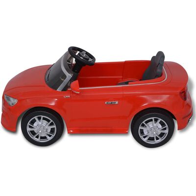 VidaXL Elektrisk Barne Bil med Fjernkontroll Audi A3 Rød