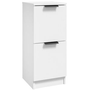 vidaXL Skjenk hvit 30x30x70 cm konstruert tre
