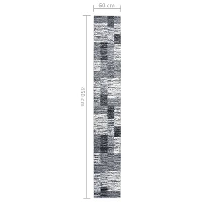 vidaXL Teppeløper BCF grå 60x450 cm