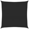 vidaXL Solseil 160 g/m&sup2; svart 6x6 m HDPE