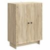 vidaXL Serviesskap Sonoma eik 66 x 34,5 x 90 cm Konstruert tre