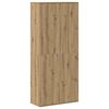 vidaXL Highboard artisan eik 80 x 35 x 180 cm Konstruert tre