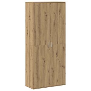 vidaXL Highboard artisan eik 80 x 35 x 180 cm Konstruert tre