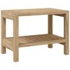 vidaXL Sidebord til baderom 60x30x45 cm heltre teak
