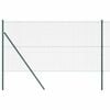 vidaXL Grunnfest Sveiset Tr&aring;dgjerde 25 x 1,4 m (B x H) PVC-belagt st&aring;l