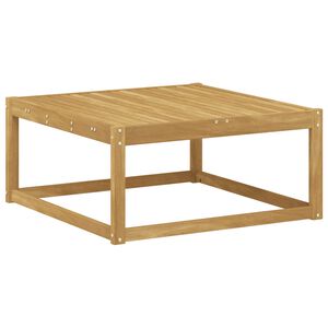 vidaXL Ute fotst&oslash;tte Solid akasietre Hvit 79 x 79 x 37 cm