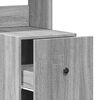 vidaXL Kjøkkenskap grå sonoma 35x50x180 cm konstruert tre