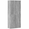 vidaXL Highboard gr&aring; sonoma 80x35x180 cm konstruert tre