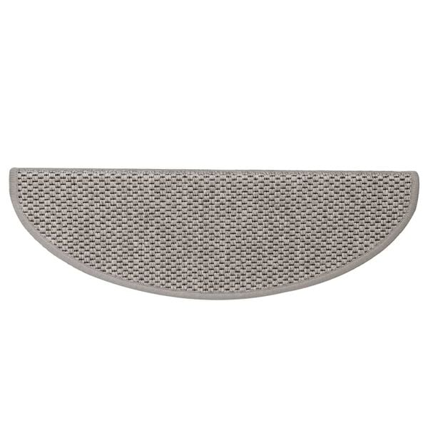 vidaXL Selvklebende trappematter sisal-utseende 15 stk 65x21x4 cm s&oslash;lv