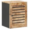 vidaXL Hengende skap Brun og svart 38 x 33,5 x 48 cm Massiv mango tre