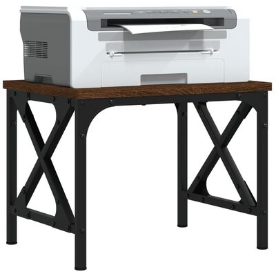 vidaXL Skriverbord brun eik 40x30x31 cm konstruert tre