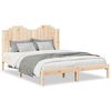 vidaXL Ekstra lang sengeramme uten madrass 140x210 cm heltre