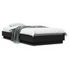 vidaXL Sengeramme svart 100x200 cm konstruert tre