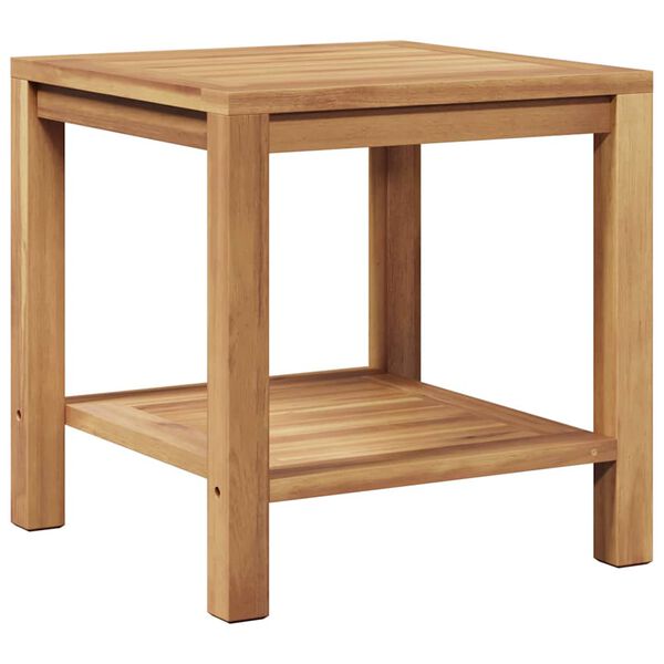 vidaXL Kaffebord Brun 45 x 45 x 45 cm Heltre teak