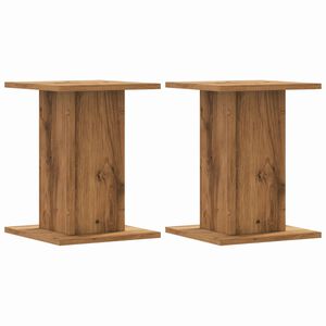 vidaXL Plantestativer 2 stk artisan eik 30x30x40 cm konstruert tre