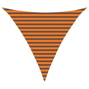 vidaXL Solskygge seil Oransje og Brunt 3 x 3 x 3 m