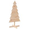 vidaXL Juletre av tre til pynt 120 cm heltre furu