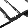 vidaXL Sykkelhenger svart 135x68x37 cm jern