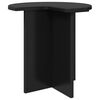 vidaXL Sidetabell Svart eik &Oslash; 39 x 38 cm Konstruert tre