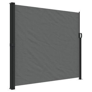 vidaXL Uttrekkbar sidemarkise antrasitt 180x300 cm