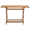 vidaXL Sammenleggbart hagebord 120x70x75 cm heltre akasie