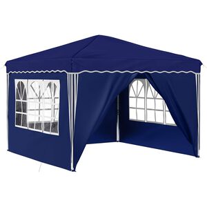 vidaXL Pop-up Festtelt Bl&aring; 288 x 288 x 245 cm Oxford Stoff