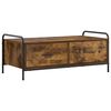 vidaXL Kaffebord R&oslash;kt Eik 99,5 x 49 x 41 cm Konstruert tre