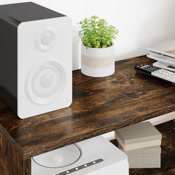 vidaXL TV-skap R&oslash;kt eik 100 x 30 x 40 cm Konstruert tre