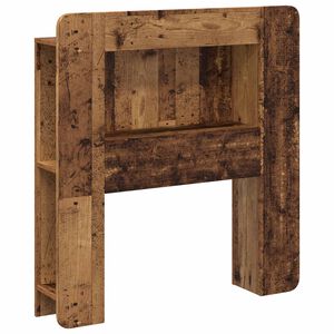 vidaXL Hodegavlskap med lagring Gammelt tre Konstruert tre