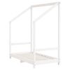vidaXL Barnesengeramme hvit 70x140 cm heltre furu